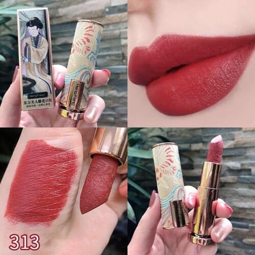 1 Pcs Classical Vintage Velvet Matte Lipstick Smooth Waterproof Long-lasting Makeup Belleza Batom Cosmetics Maquillage TSLM2