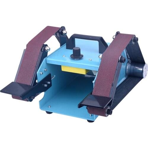110~240V Belt Sander Multifunctional Grinder Electric Abrasive Belt Machine Polishing Belt Grinding Machine Metal Wood Polished