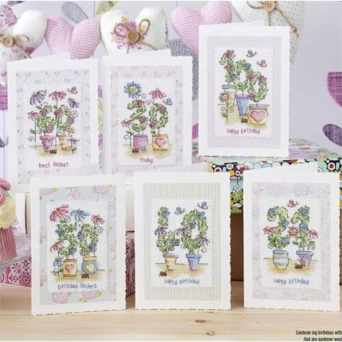 Cross Stitch Kit Card Package Greeting Card Needlework Embroidery Crafts Counted Cross-Stitching Kits Christmas