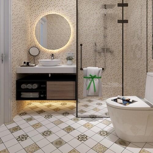 Floor Floor Floor Tiles Tile Stickers Living Room Aisle Corridor Renovation Waterproof Wear-resistant Self-adhesive Decorative P