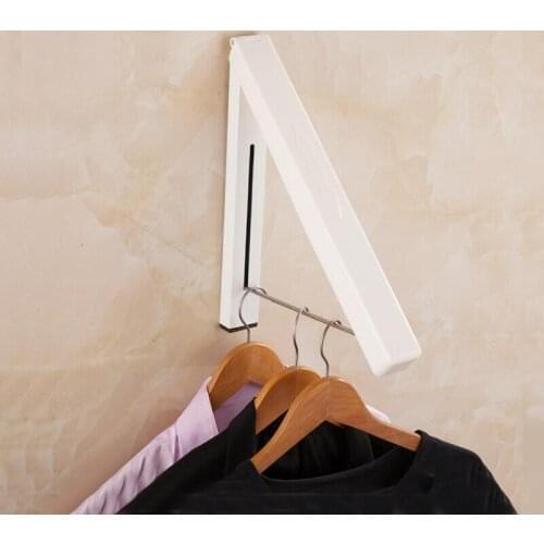 Plastic Material Nail Wall Mounted of Fold Conceal Robe Holder