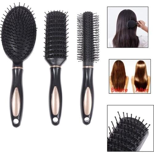 Nylon Women Wet Curly Detangle Hair Brush Anti-static Hair Scalp Massage Comb Airbag Hairbrush Salon Hairdressing Styling Tool