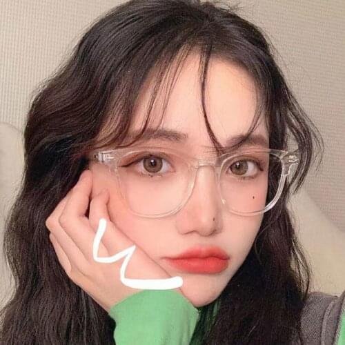 Women Transparent Computer Glasses Frame Men Anti Blue Light Round Clear Eyewear Blocking Glasses Optical Spectacle Eyeglass