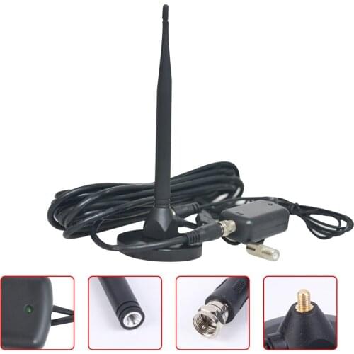 RV Camper TV Antenna Portable TV Aerial Indoor/Outdoor Digital Antenna Waterproof for Car RV Camper Trailer Truck Bus Van
