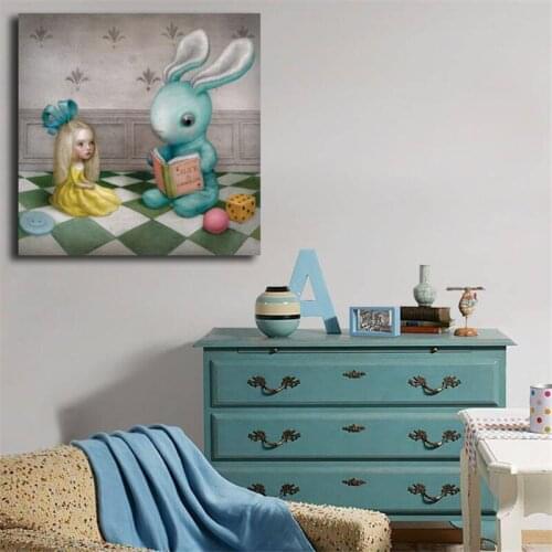 Beautiful Nightmares By Mark Ryden Wall Art Canvas Posters Prints Painting Wall Pictures For Bedroom Modern Home Decor Framework