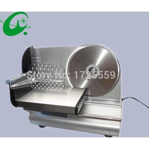 Electric meat slicer cutter, 0-15mm Thickness adjust Stainless steel Cutting meat slicer machine meat cutter 220V
