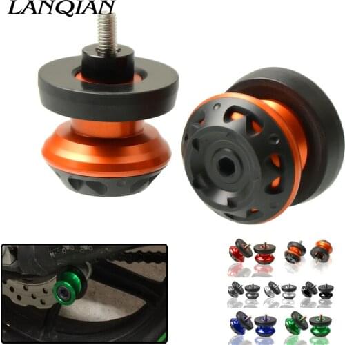 FOR 6MM 8MM 10MM Motorcycle Swingarm Sliders For Honda SV650 SV 650 1999 2000 2001 2002 2003 2004 2005 2006 2007 2008 2009 2016