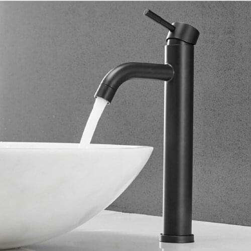 Cold and Hot Bathtub Faucet for Bathroom Washbasin High-grade Brass Single Handle Basin Faucets Bathroom Elegant Waterfall Taps