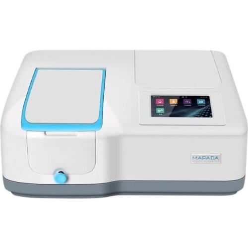 Spectrophotometer UV VIS visible Single Beam color touch screen High precision design software function