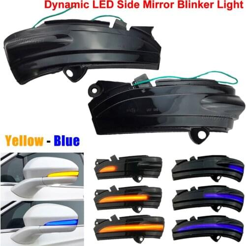LED Dynamic Car Blinker Side Mirror Marker Turn Signal Lights Lamp Accessories For Ford Mondeo MK5 2014-2019 MK V 5
