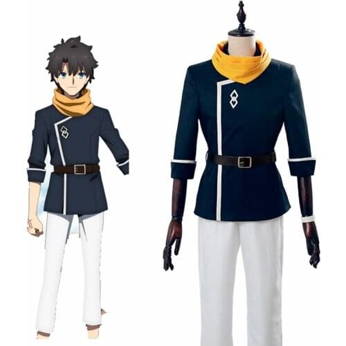 Unisex Anime Cos sega Fate FGO Fate/Grand Order Absolute Demonic Front Fujimaru Ritsuka Cosplay Costume Uniform Suit Sets
