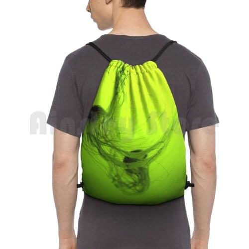 Jelly Fish Backpack Drawstring Bag Riding Climbing Gym Bag Jellies Jelly Fish Aquarium Boston Ma Fish Sting Ray Marine