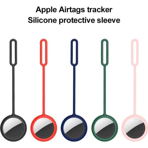 2021 Protector Cover Shell For Airtags Silicone Protective Case For Apple Airtags Shockproof Anti-fall Anti-scratch Accessories