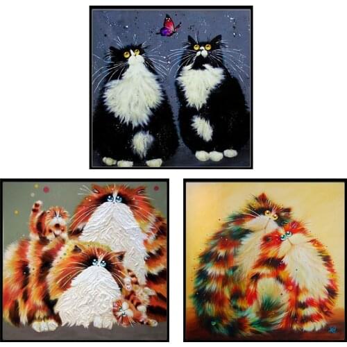 5D DIY diamond painting animal Persian cat picture with rhinestone embroidery cross stitch diamond mosaic handmade new year gift