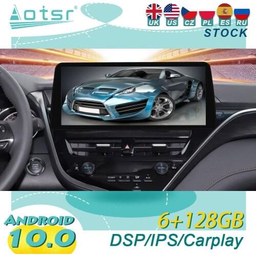 AOTSR Android 10.0 For Toyota Camry 2021+ Car GPS Navigation Car DVD Player Multimedia Player Head Unit