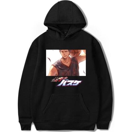 Anime Kuroko no Basketball Hoodie SEIRIN School Pullover Manga Printed Costume Oversized Harajuku Sweatshirt Unisex Top Clothing