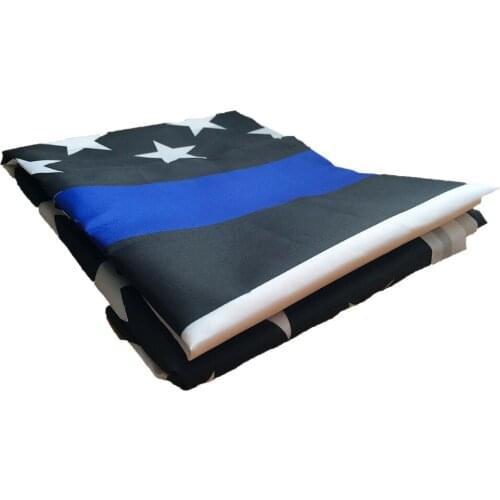 90 X 150cm USA Police Blue Line Memorial American 3ft X 5ft Flag Banners