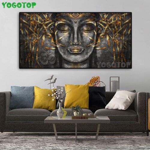 Large 5d diy Diamond Painting Full Drill Mosaic Diamond Embroidery Handmade Wall Decor ,Bodhisattva Buddha bamboo YY5046