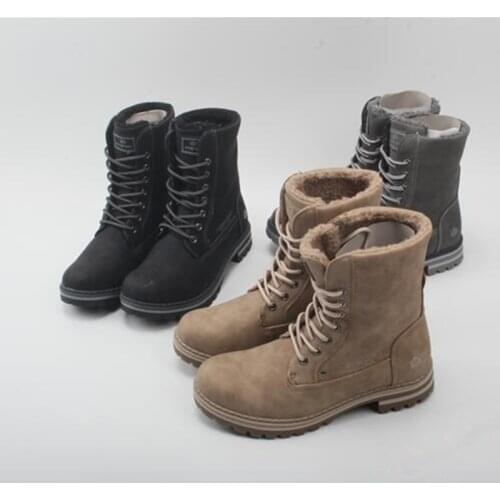 Martin boots leaking female winter foreign trade snow boots size 36 to 40 wallvell