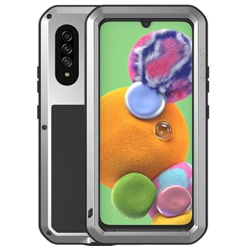 LOVE MEI ShockProof Water Heavy Metal Armor Cover For Samsung Galaxy A51 A71 A42 A90 5G A20 A30 A40 A50 A70 S A21 A41 Case Coque