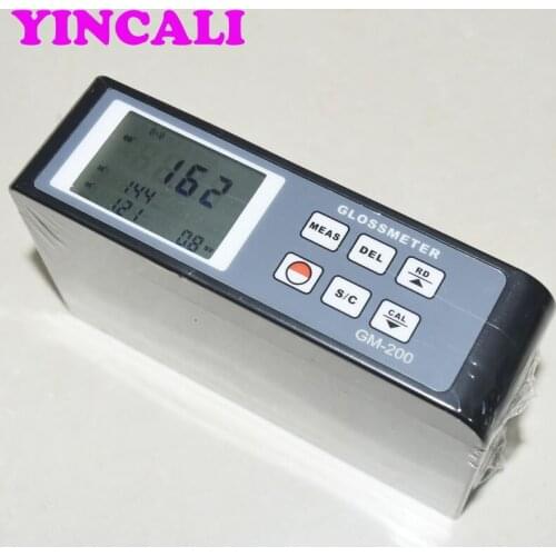Good Quality Gloss Meter GM-200 Multi-Angle Measure 20/60/85 degree Measure range 0.1 ~ 200GU Glossmeter 4 Digits Backlit LCD