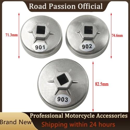 Road Passion 901 902 903 Cap Oil Filter Wrench 1/2" Square Drive Oil Filter Removel Tools Filter Socket Wrench Spanner Hand Tool