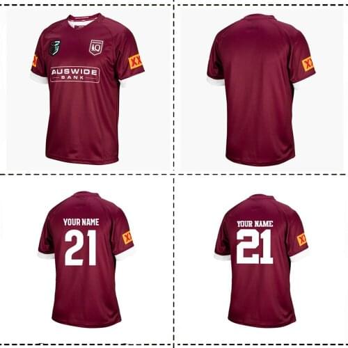 2021 QUEENSLAND MAROONS STATE OF ORIGIN JERSEY 2022 QLD Maroons 2021 Mens Jersey TRAINING RUGBY JERSEY size S-5XL