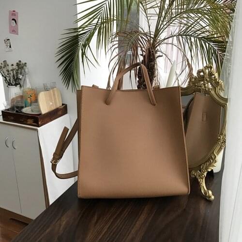 Retro Crossbody Bag Square Women Shoulder Bags Ladies Large Capacity Pocket PU Leather Fashion Womens Composite Bags Tote