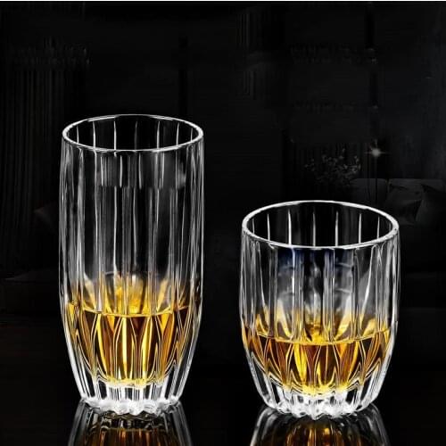 Set of 2 top quality whiskey wine glass for party club beer drinking glass cups 200902-19