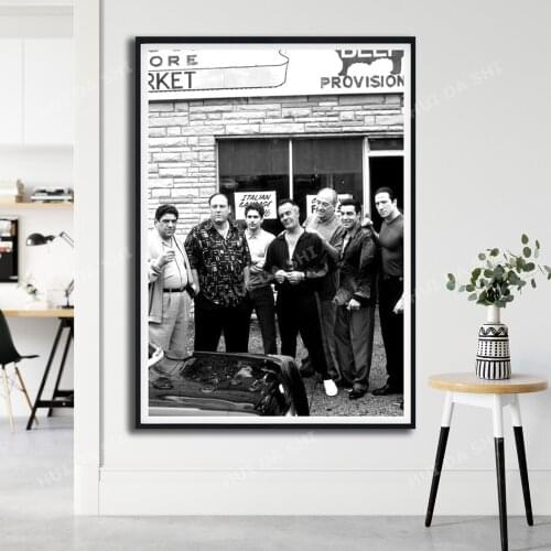 The Sopranos Family Poster, Sopranos Poster, Sopranos Print, Sopranos Wall Art, Mafia Poster Art