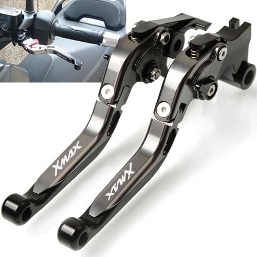 XMAX 125/200/250/400 Motorcycle Brake Levers Handle adjustable Brake Clutch Levers Parts For Yamaha X Max X-Max 125 200 250 400