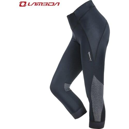 LAMEDA Summer Womens Bicycle Riding Shorts Breathable Elastic Fabric Bicycle Shorts Mountain Bike Riding Pants Sponge Cushion