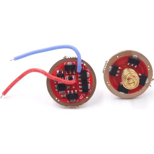 20mm flashlight stepless dimming led driver 6xAMC7135 8x7135 10x7135 3.7v-4.2v XM-L2 U3 T6 XP-L V3 V5 Circuit Board for DIY