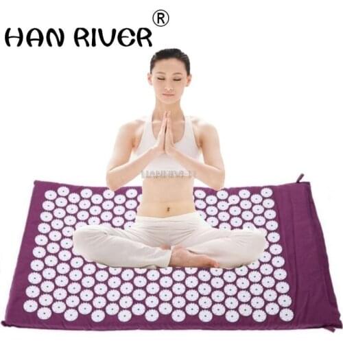 Health protection acupoints foot massage cushion refers to linking piece foot massage blanket yoga mat 68*42cm