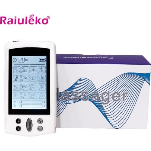 16 Modes TENS Electric Massager Electronic Pulse Massager Body Relax Digital Therapy Machine Pain Relief EMS Muscle Massage