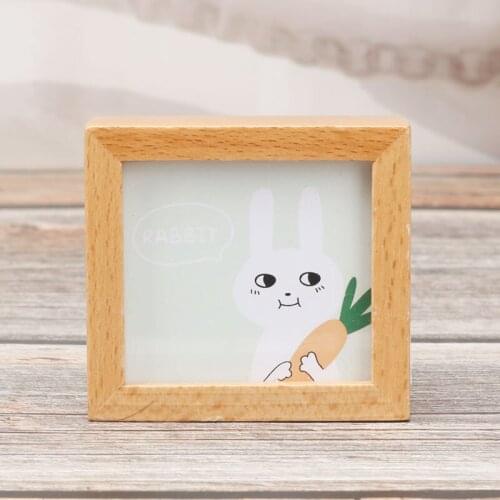 Creative Student Stationery Home Photo Frame Cute Pet Photo Frame Music Box Metal Clockwork Music Box Decoration Pictures Frames