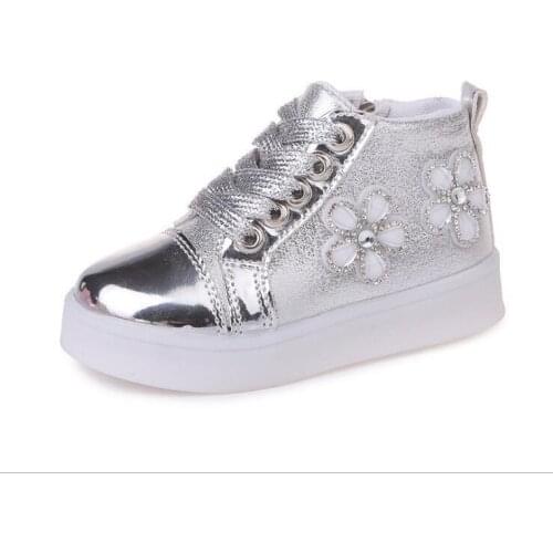 Size 21-30 Childrens Casual FlowerSneakers for Boys and Girls Unisex Breathable Toddler Shoes Girl Children Shoes Baby Sneakers