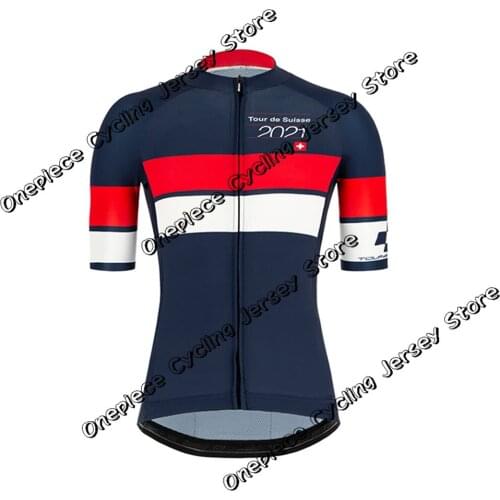 TOUR DE New SUISSE 2021 Switzerland Men Cycling Jersey Team Short Sleeve Premium Bike Shirts Pro Bicycle Maillot Clothing Ropa