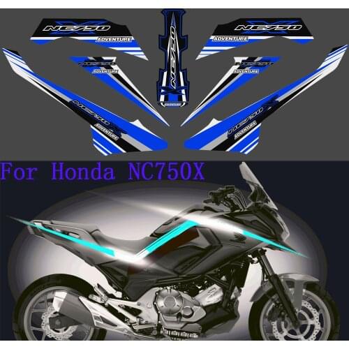 For Honda NC750X NC 750X 750 X Stickers Kit Decals Cases Fairing Cover Motorcycle Tank Pads Protector Tankpad 2018 2019 2020