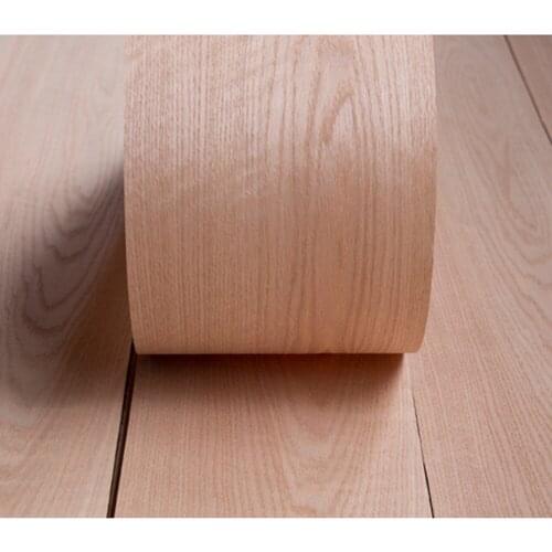 Natural Genuine Red Oak Wood Veneer Furniture Veneer about 20cm x 2.5m C/C