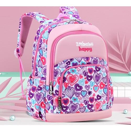 New Waterproof Kids Orthopedic School Backpack For Boys Girls Grade1-3-6 Primary School Bag Cute Children Lightweight Book Bags