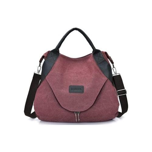 Casual Fashion Handbag Large Capacity Crossbody Bag Retro Canvas Shoulder Bag Postman Totes Womens Shopping Bag