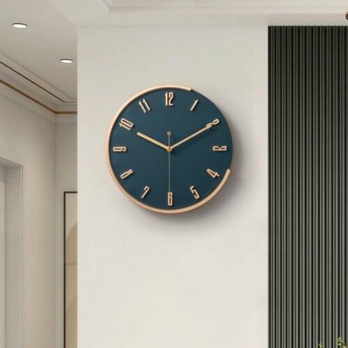 Light luxury living room wall clock fashion home art decoration clock Nordic modern restaurant clock creative wall watch