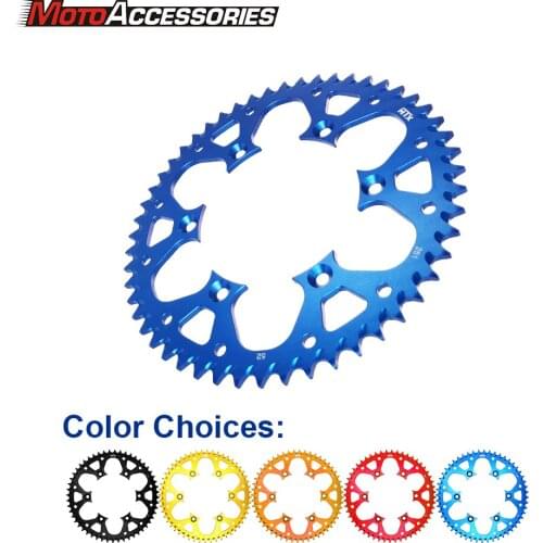 For Yamaha WR450 10-15 For Honda XL200R 86-02 50T 51T Aluminium Alloy Rear Race Chain Sprocket Motorcycle Accessories