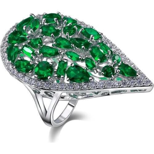 Heart Shape Ring for Women White Gold Color Lead Free Color Stone ring Free Allergy Free Shipping