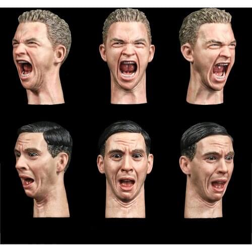 1/6 Male Facepool Head Sculpt Carving FP-A-005 FP-SC-001 expression head Sculpt Model fit 12" Action Figure Body