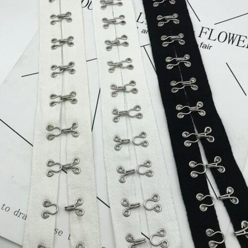 1Yard Eyes Hook Ribbon Buckle Clips For Garment Underwear Clothing DIY Handmade Quilting Material Accessories Decoration