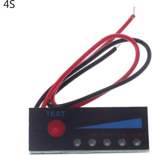 3.7V 2S-4S 18650 Lithium 12V Lead Acid Battery Capacity Indicator Power Tester D0AC