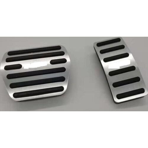 Aluminum Car AT Foot Pedal Accelerator Fuel Brake Pedal Cover Pad For Nissan Maxima A36 2016 2017 2018 2019 Accessories