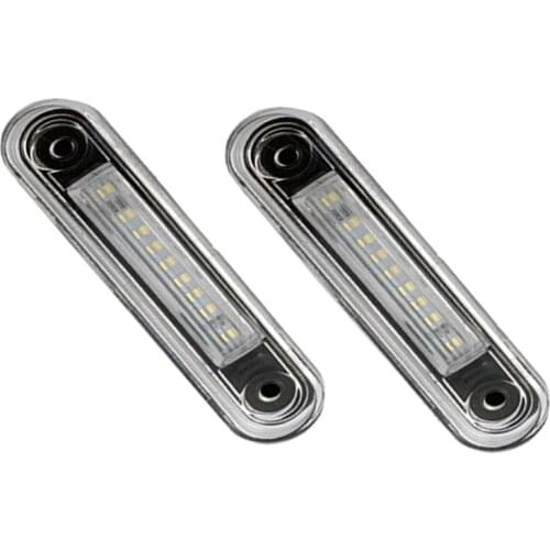 Car A1248200256 LED License Number Plate Light Rear Tail Lamp for Mercedes Benz E-Class W124 W202 124800256 A128820056